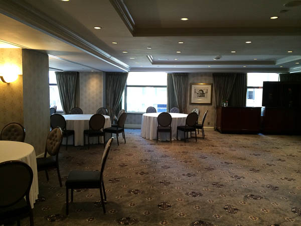 One of the conference rooms where an indoor wedding ceremony can be held.