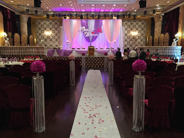 Premiere Ballroom Wedding Ceremony - Aisle